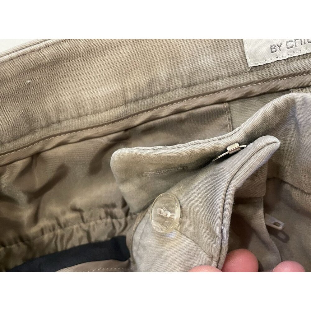 Chico's Pants 1.5 Medium So Slimming Brown Tan Khaki US 10 Casual Neutral - Picture 5 of 8